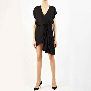 IRO Tralor Wrap Mini Dress - Size 36/US 4